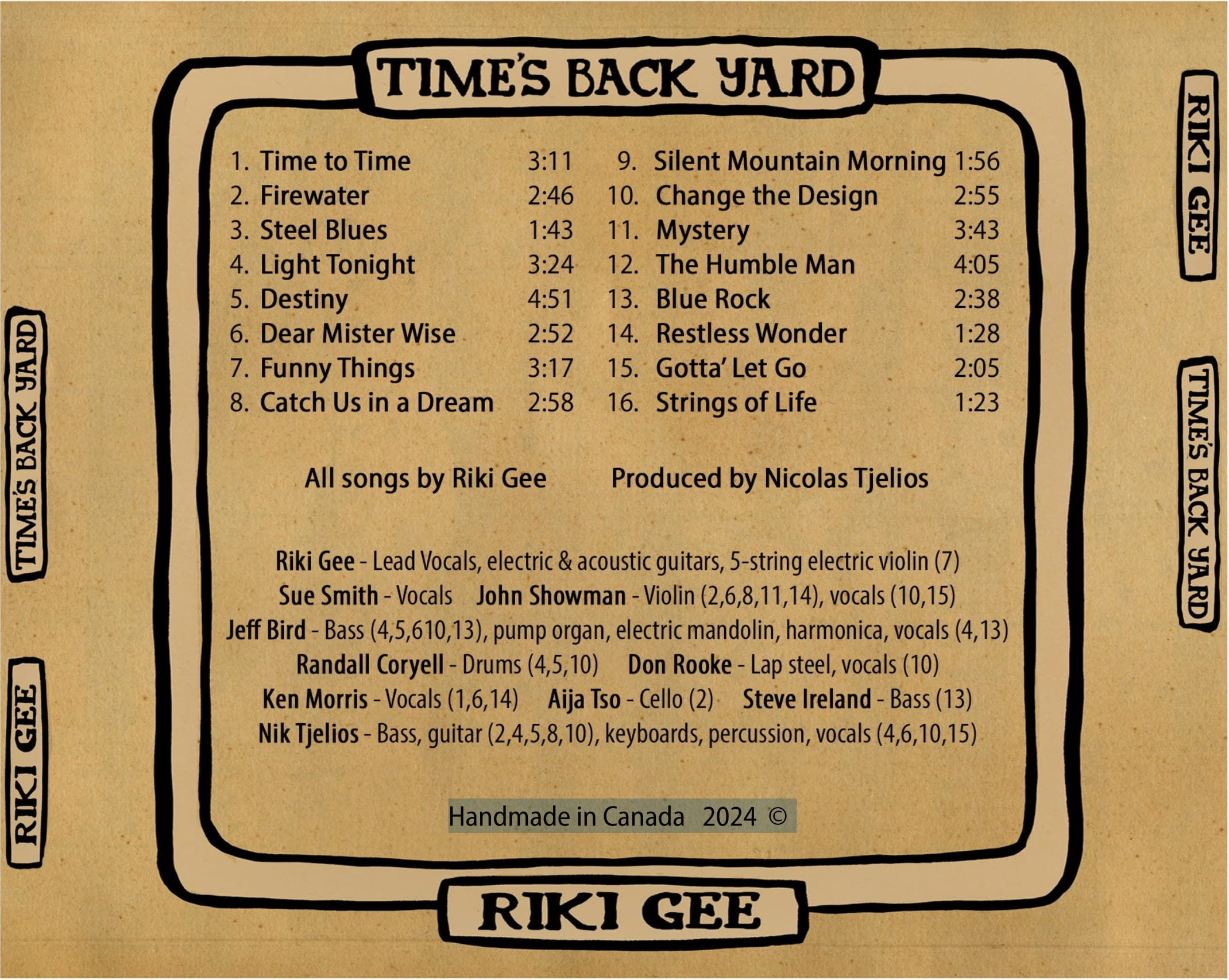 Time's Back Yard